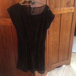 Black sequin dress